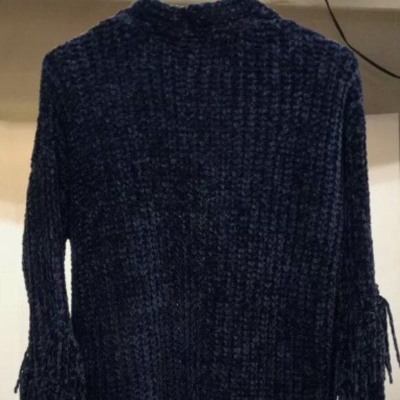 G.I.L.I CARDIGAN BLUE WITH FRINGE 1XXS LEFT! - Picture 3 of 11